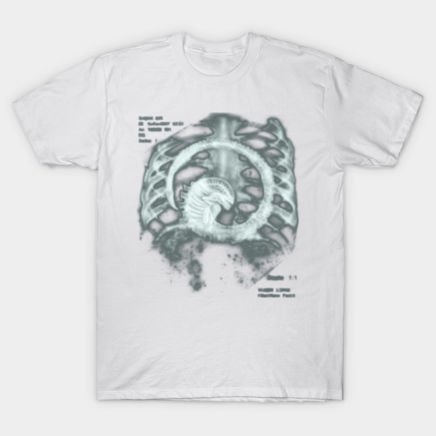 Alien X Ray T-Shirt-TOZ